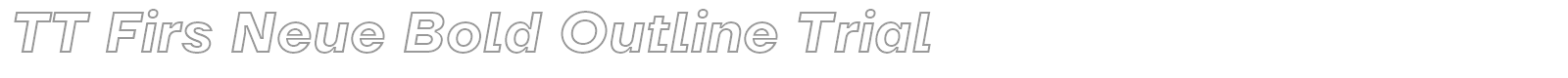 TT Firs Neue font preview